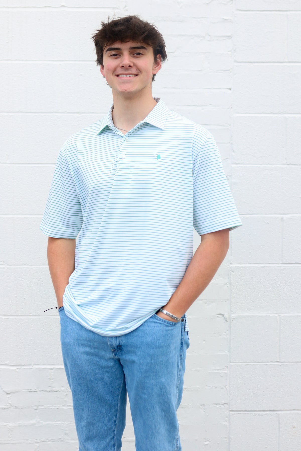 State Co Laurel Performance Polo