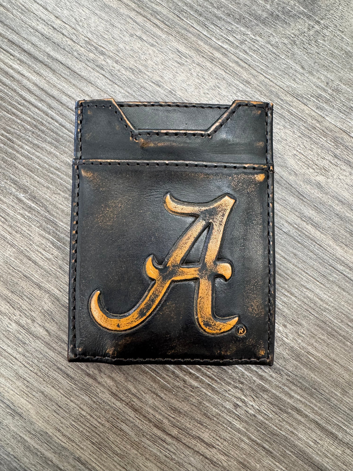 Zepplin Burnished Front Pocket Wallet