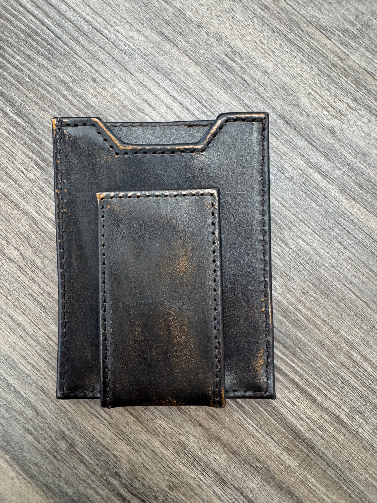 Zepplin Burnished Front Pocket Wallet