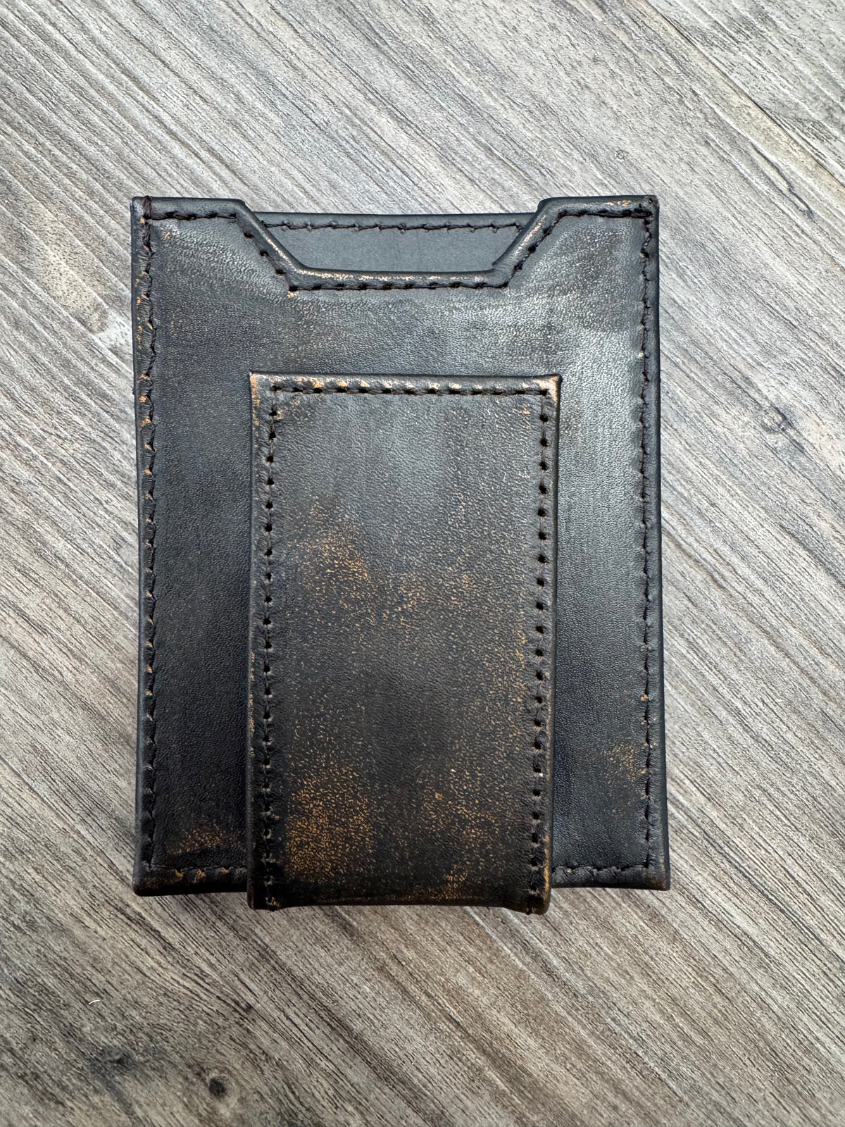 Zepplin Burnished Front Pocket Wallet