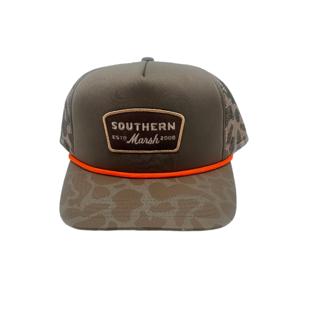 Southern Marsh Pintail Trucker Hat Retro Camo Pants Store