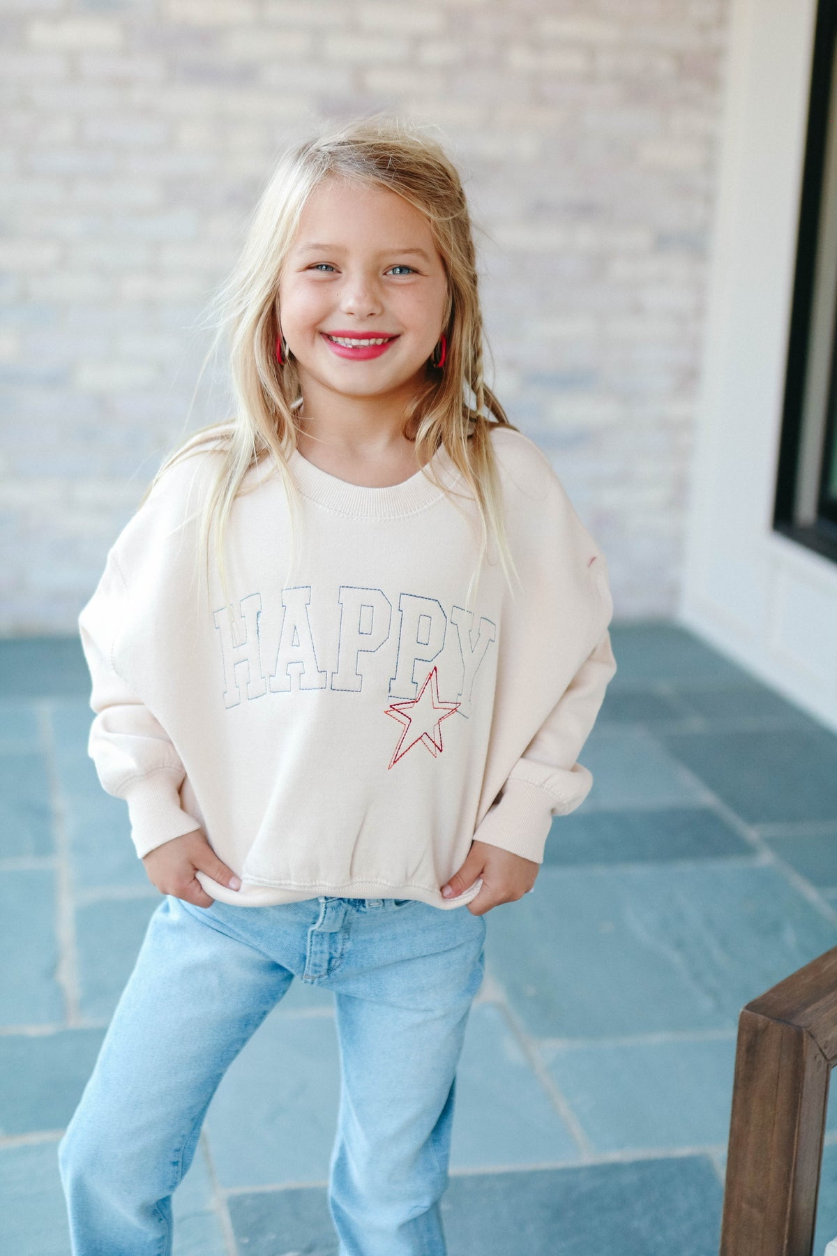 Vintage Havana Youth Happy Sweatshirt