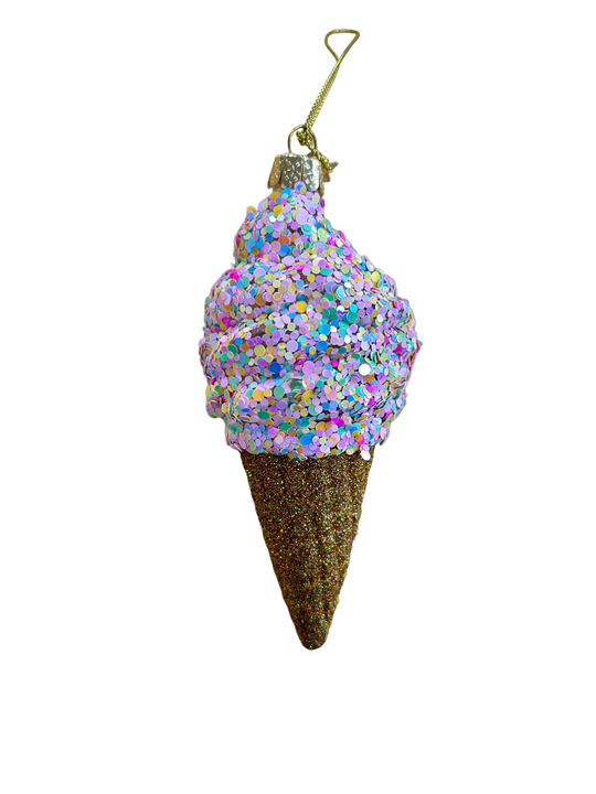 Ice Cream Cone Ornament