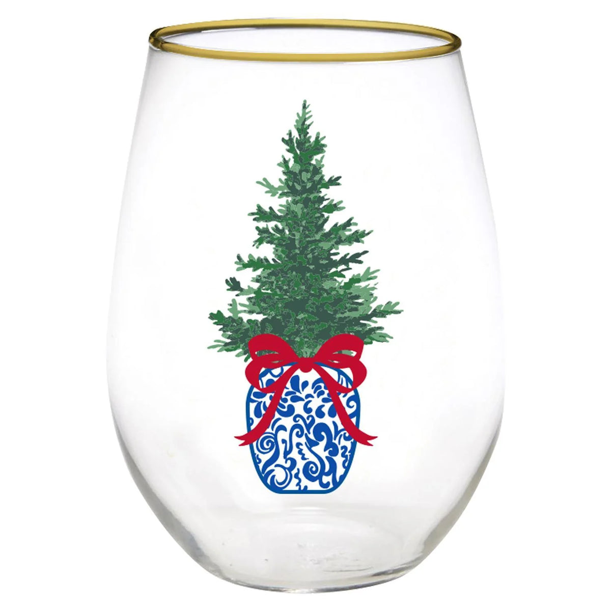 Mary Square Stemless Wine Glass