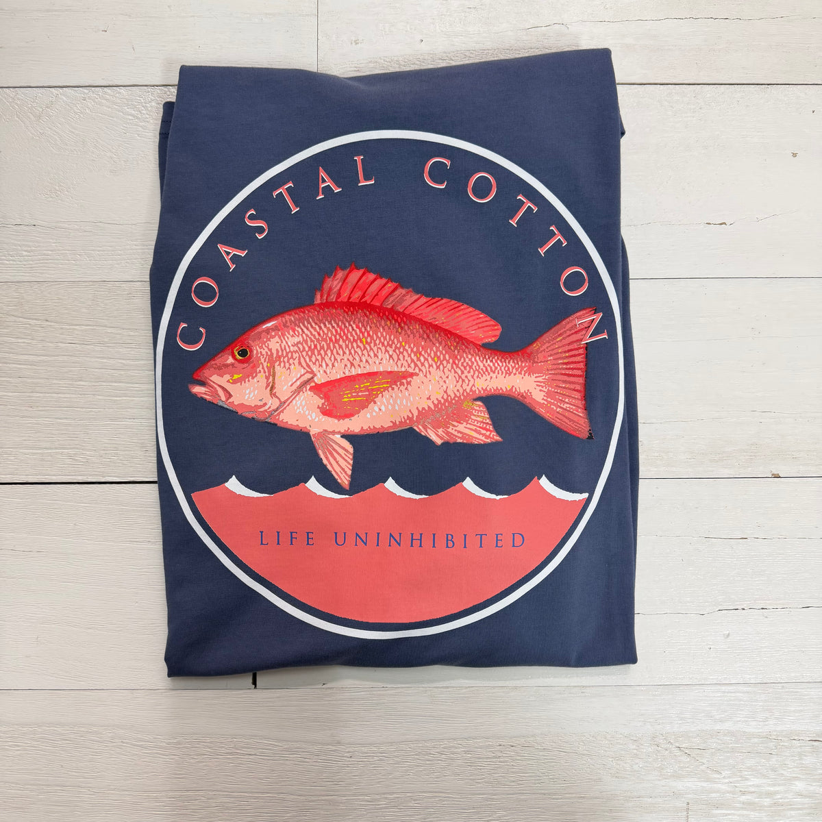 Coastal Cotton Red Snapper Tee