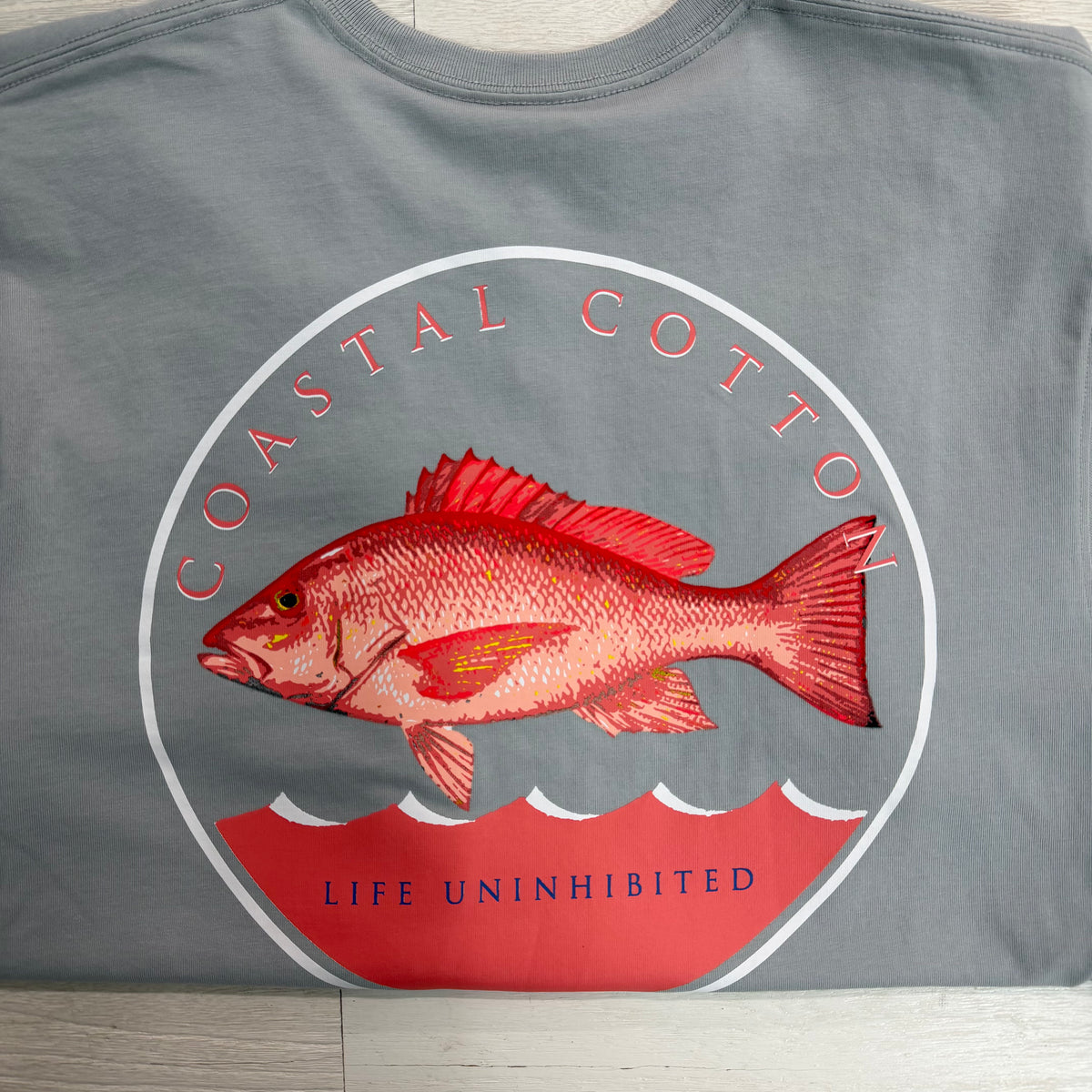 Coastal Cotton Red Snapper Tee