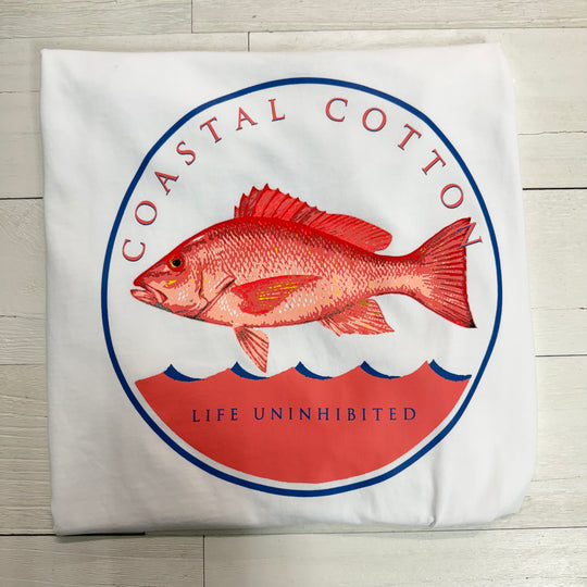 Coastal Cotton Red Snapper Tee