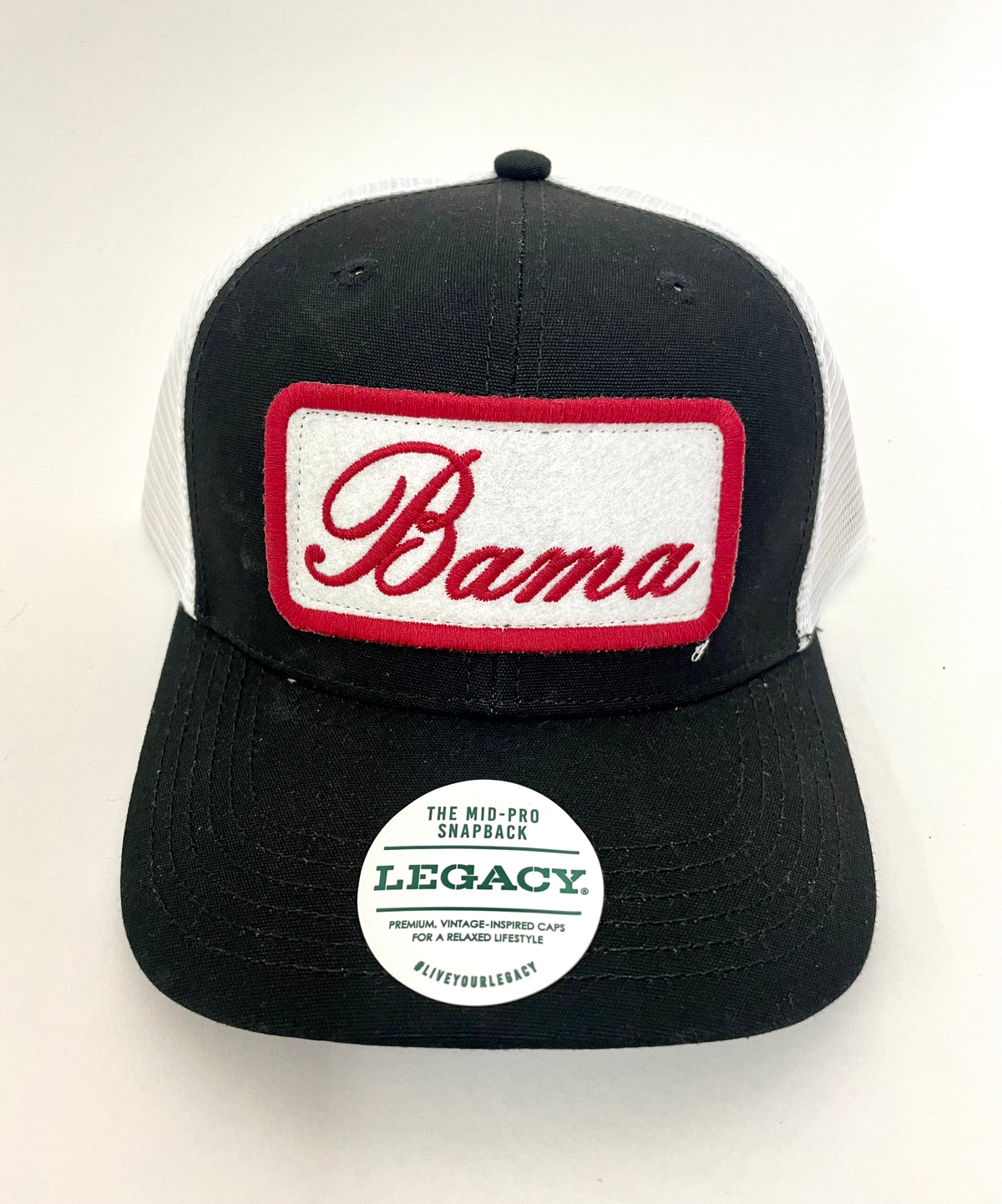 Legacy New Bama Script Trucker Hat
