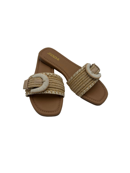 Sarah Raffia Sandal