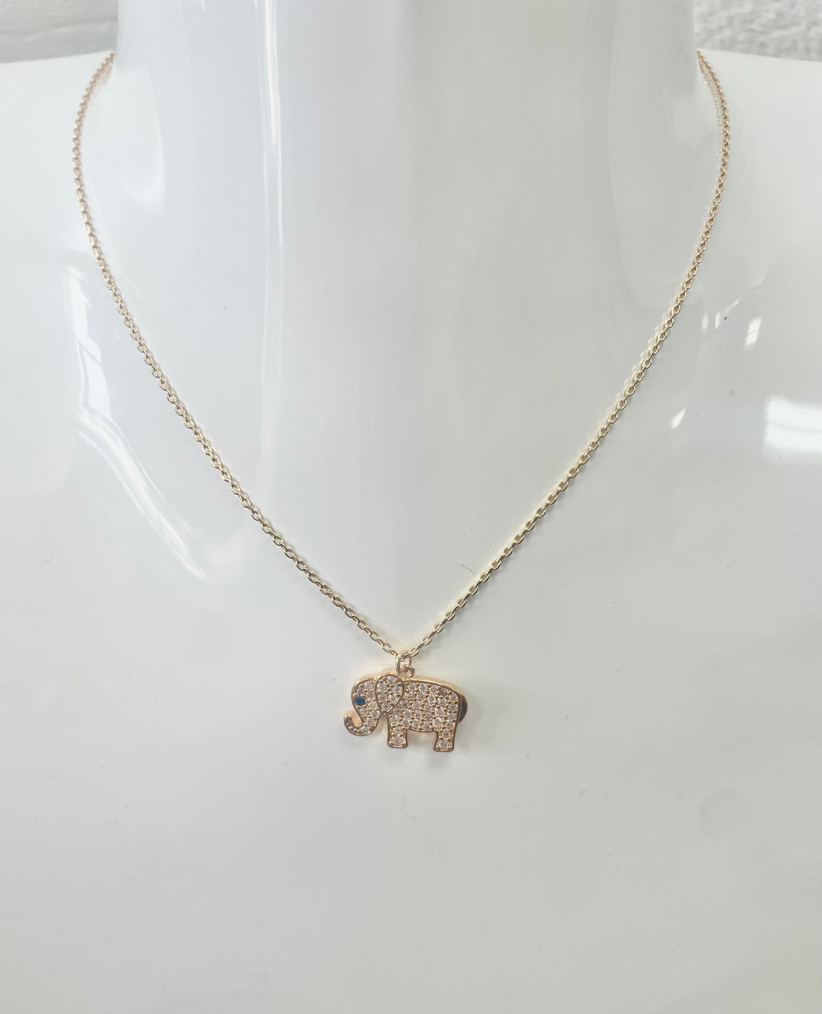 Joia CZ Elephant Necklace