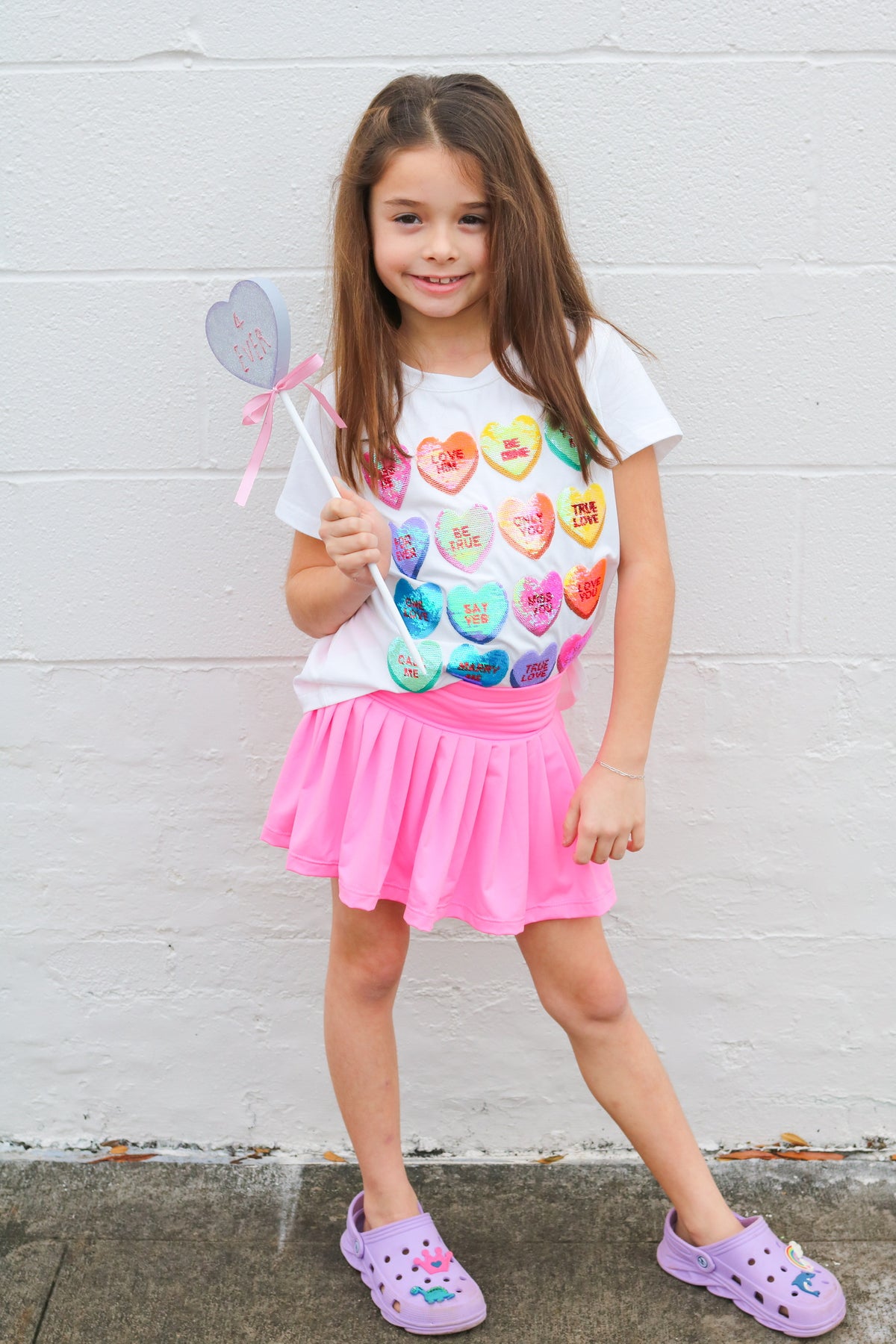 Queen Of Sparkle Sweethearts Tee Youth