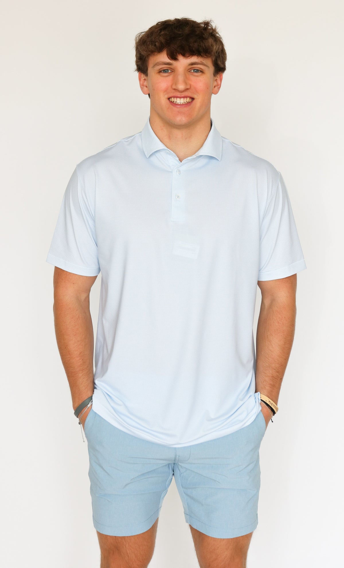Taylor &amp; Mick Houndstooth Polo