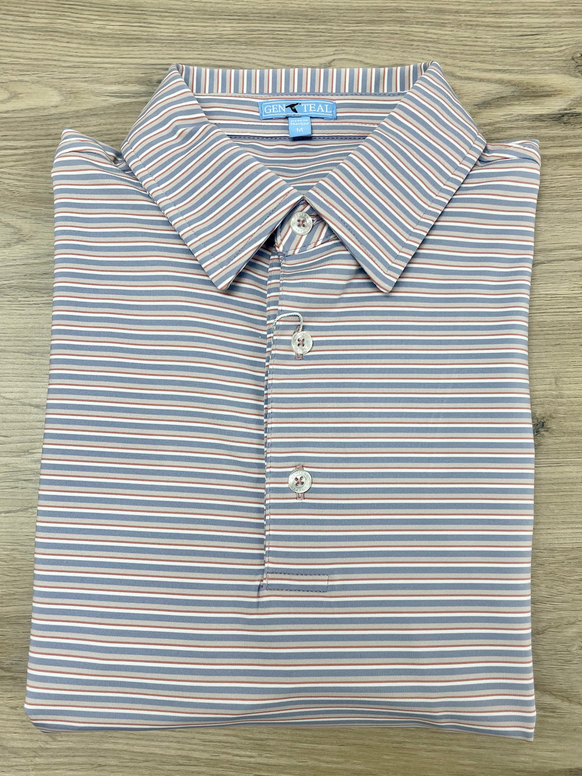 Black Friday GenTeal Bight Stripe Polo