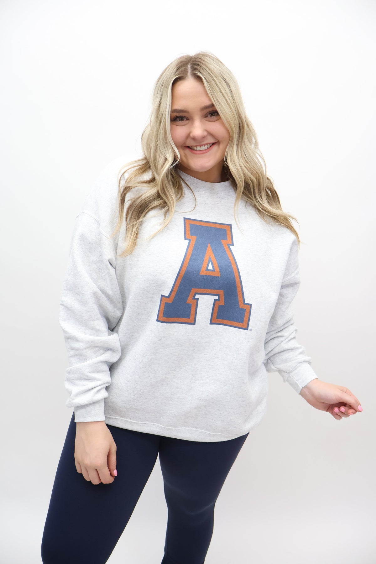 Scarlet Old School Auburn A Sweatshirt