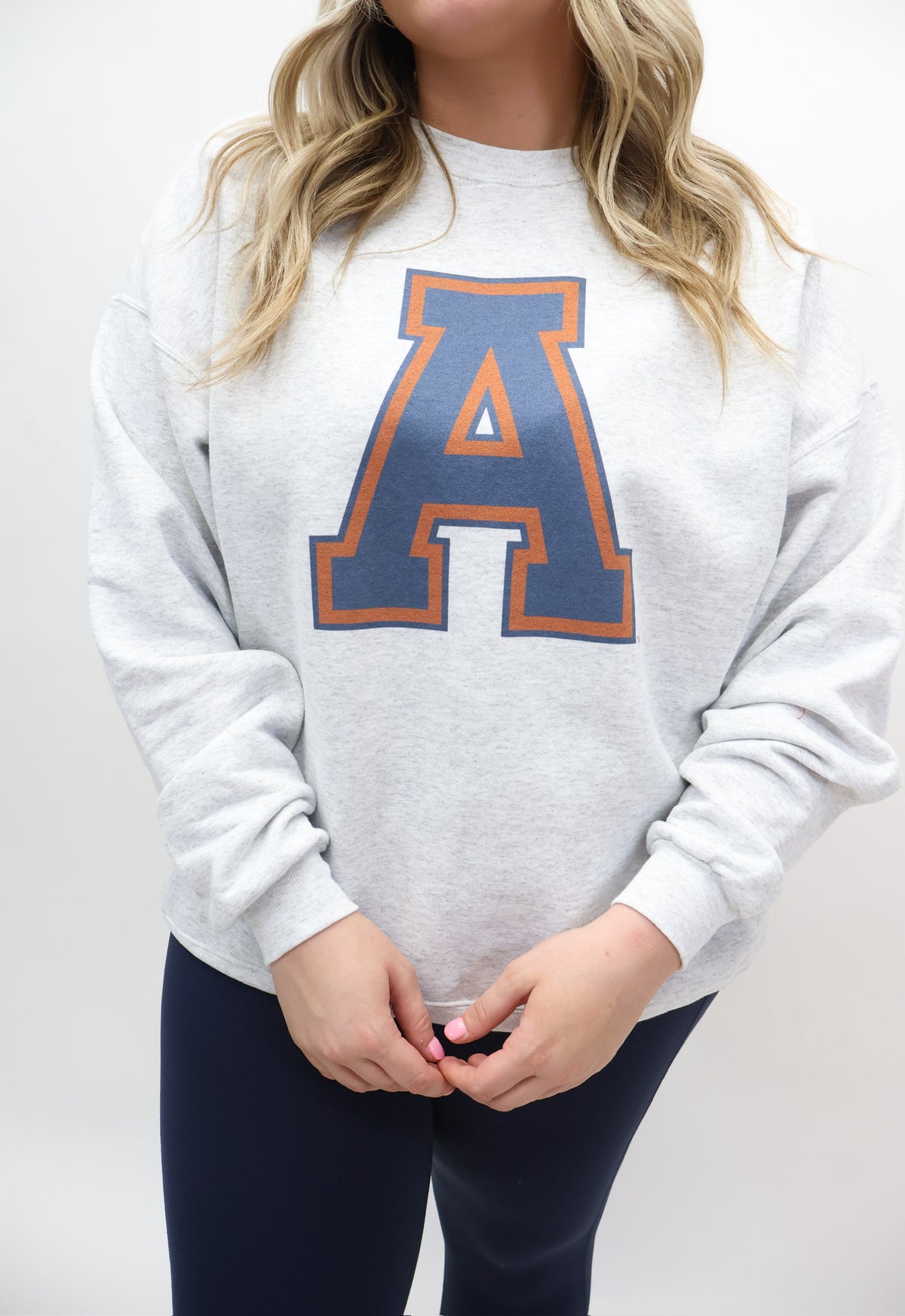 Scarlet Old School Auburn A Sweatshirt