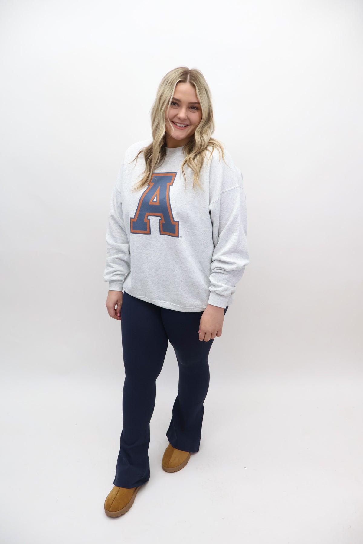 Scarlet Old School Auburn A Sweatshirt