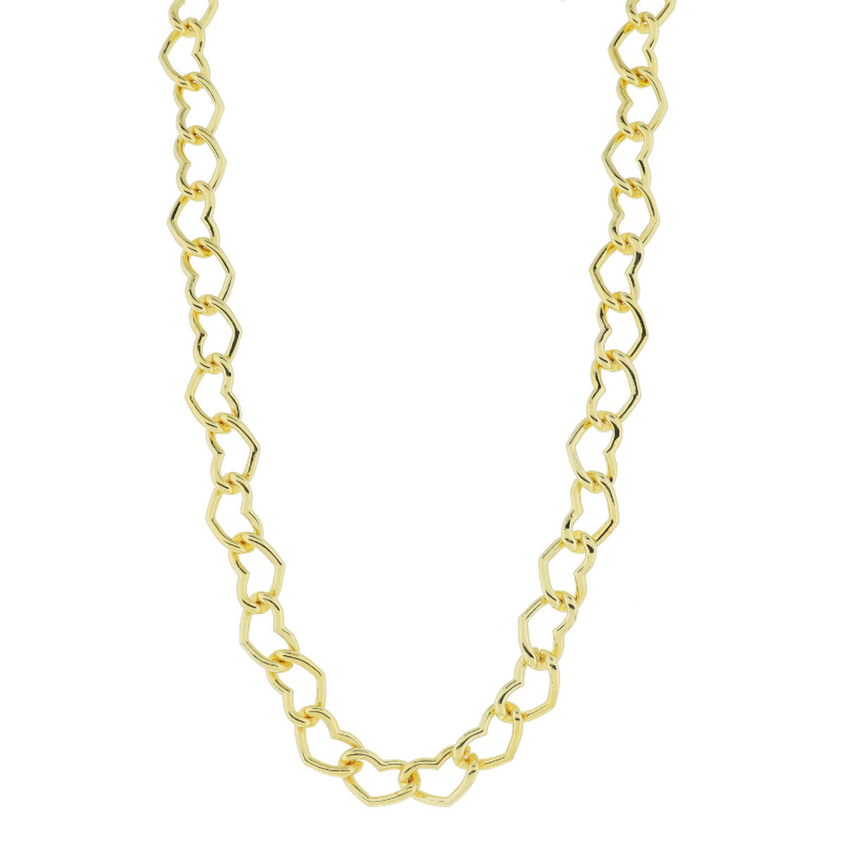 Jane Marie Heart Curb Chain Necklace