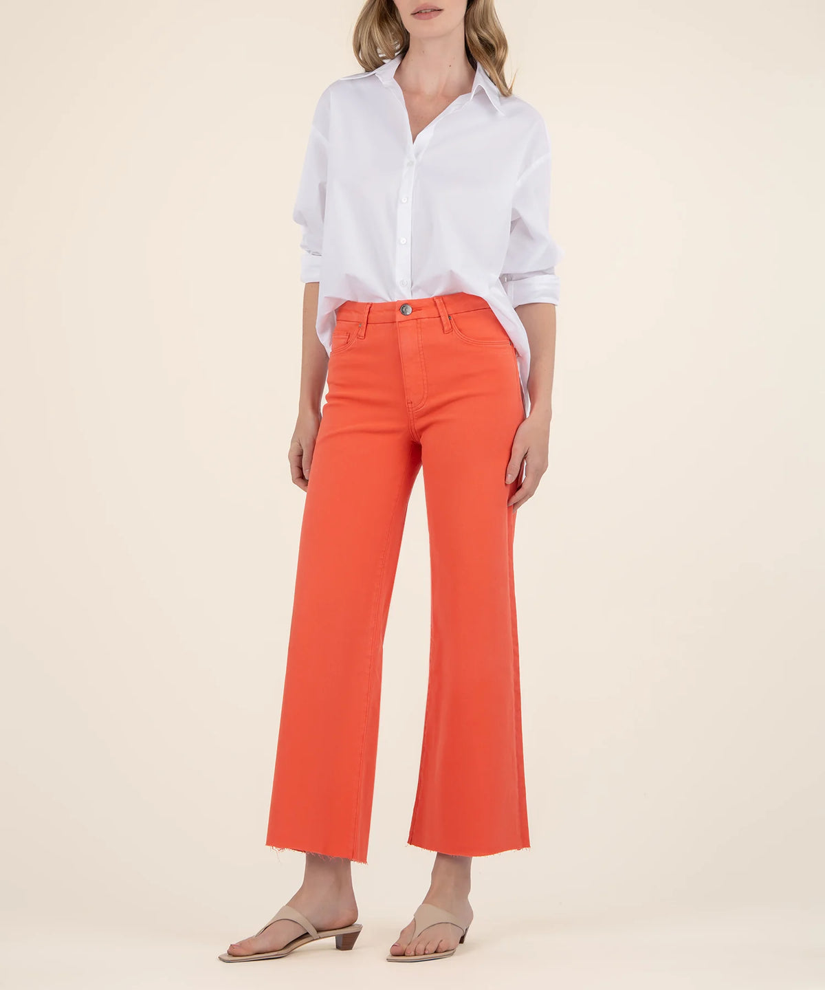 Kut High Rise Meg Wide Leg Jeans