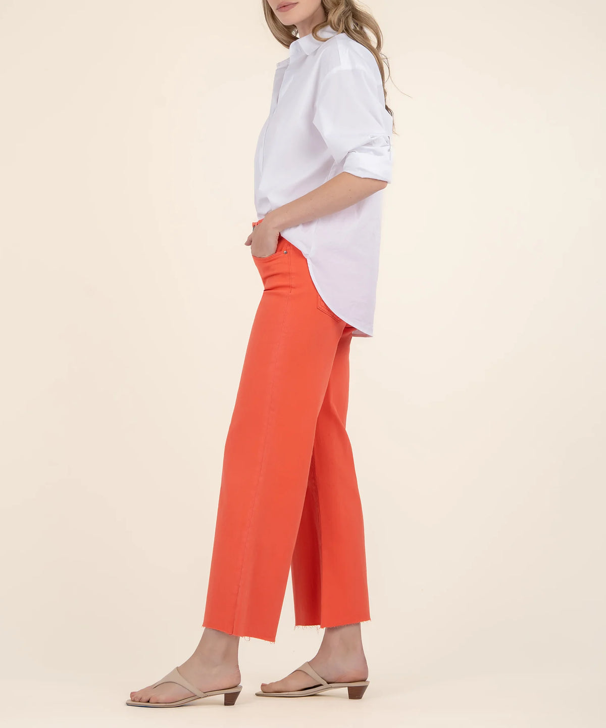 Kut High Rise Meg Wide Leg Jeans