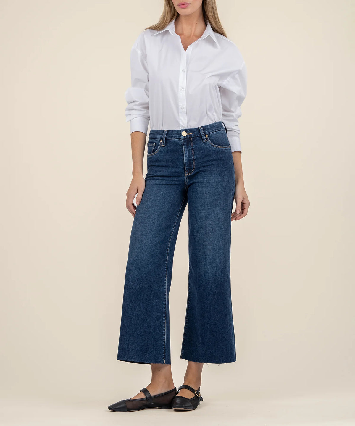 Kut Meg High Rise Wide Leg Jean