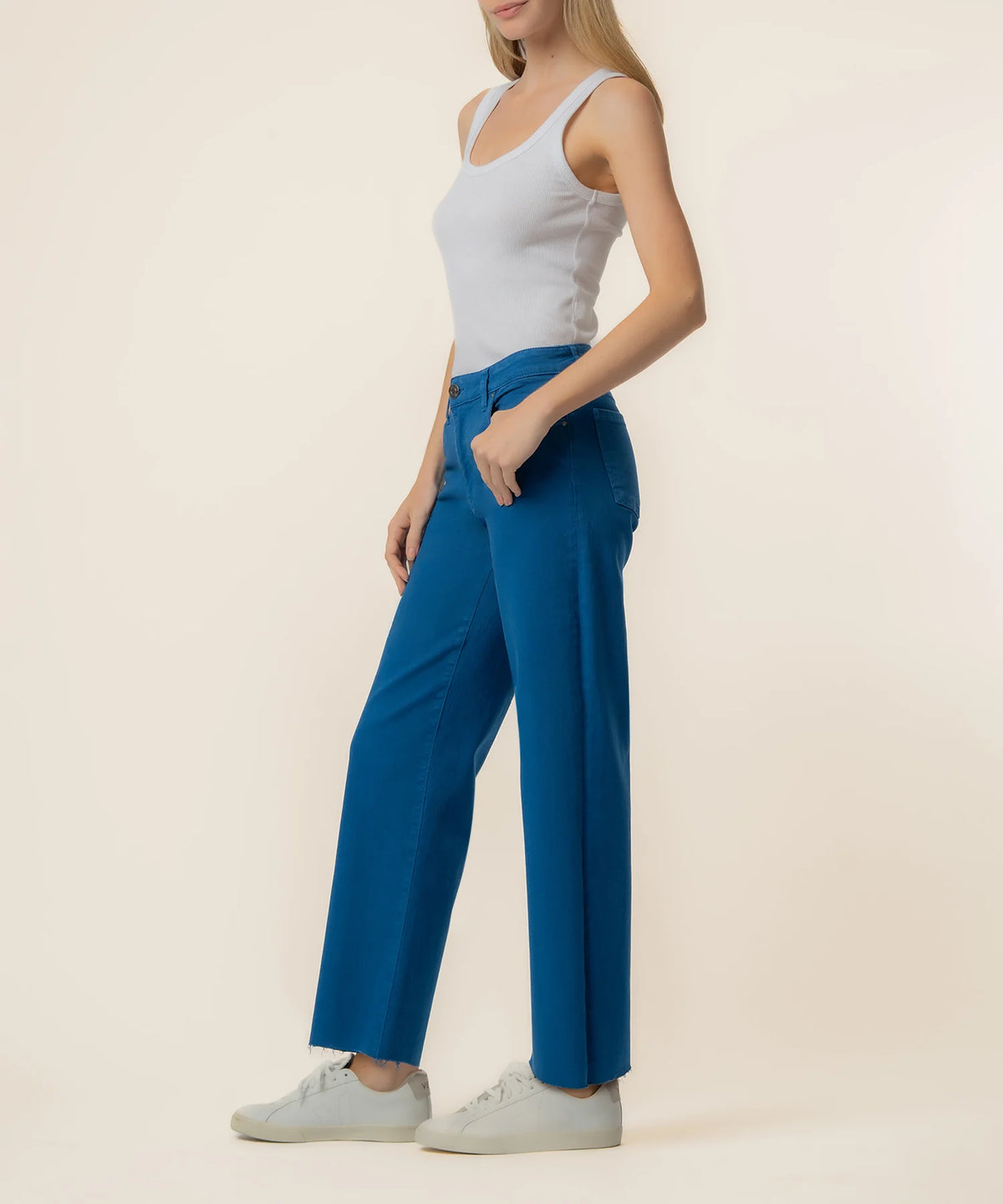 Kut Charlotte High Rise Wide Leg Jean