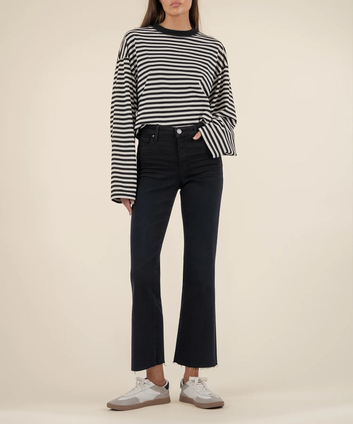 Kut Kelsey High Rise Ankle Flare Jean