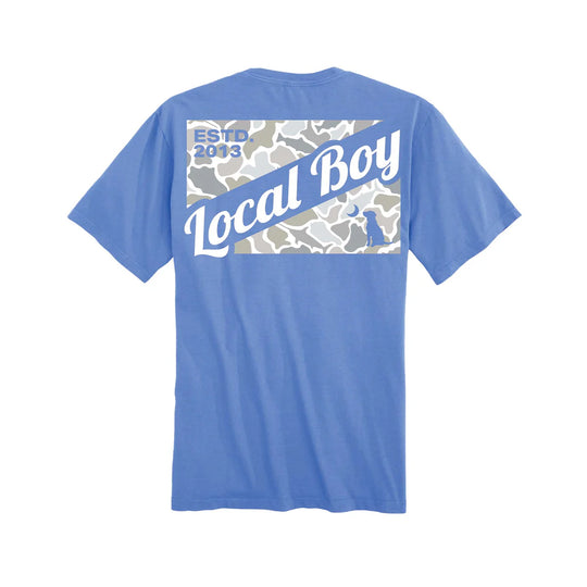 Boys' Local Boy Camo Flag Saltwater Tee