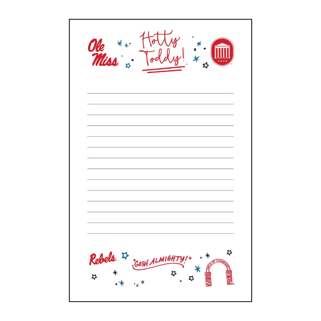 Collegiate Confetti Notepad