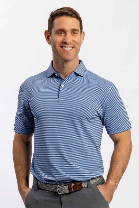 Turtleson Conor Stripe 2 Button Polo
