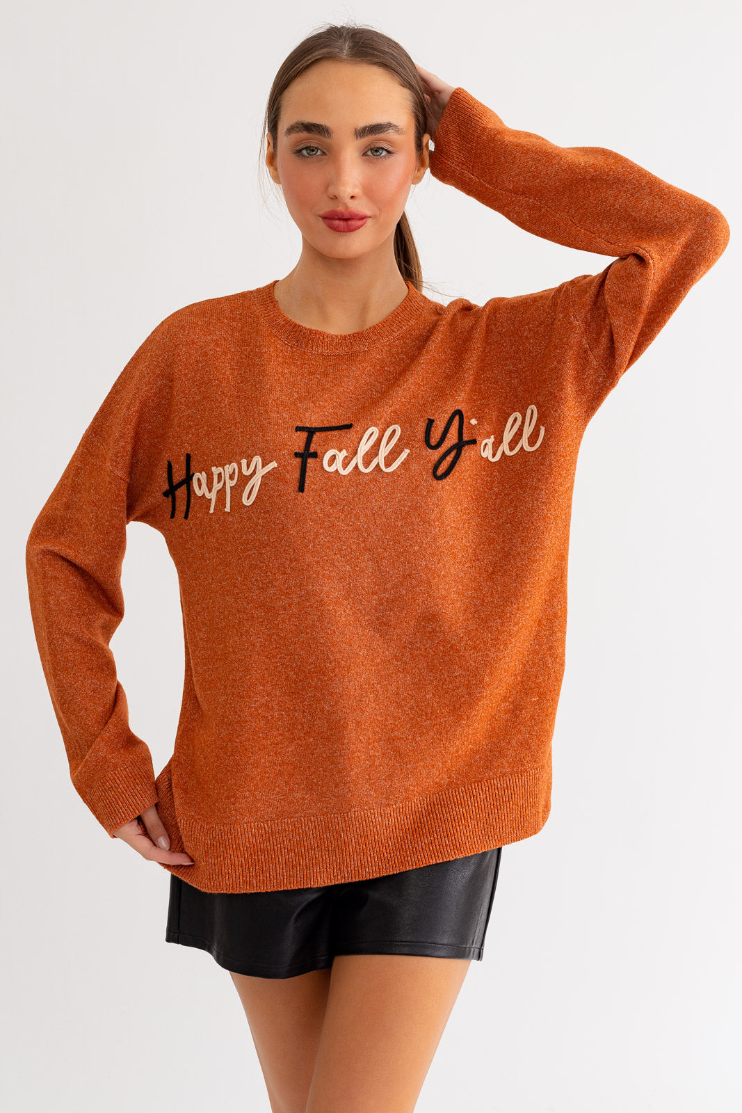Happy Fall Y&#39;all Sweater