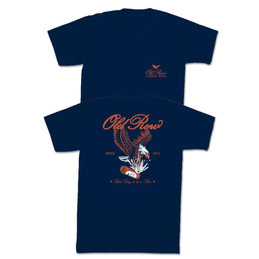 Old Row The Eagle Beer Pocket Tee