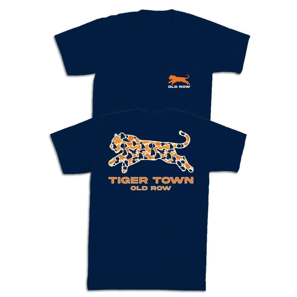 Old Row Auburn Camo Tiger Tee