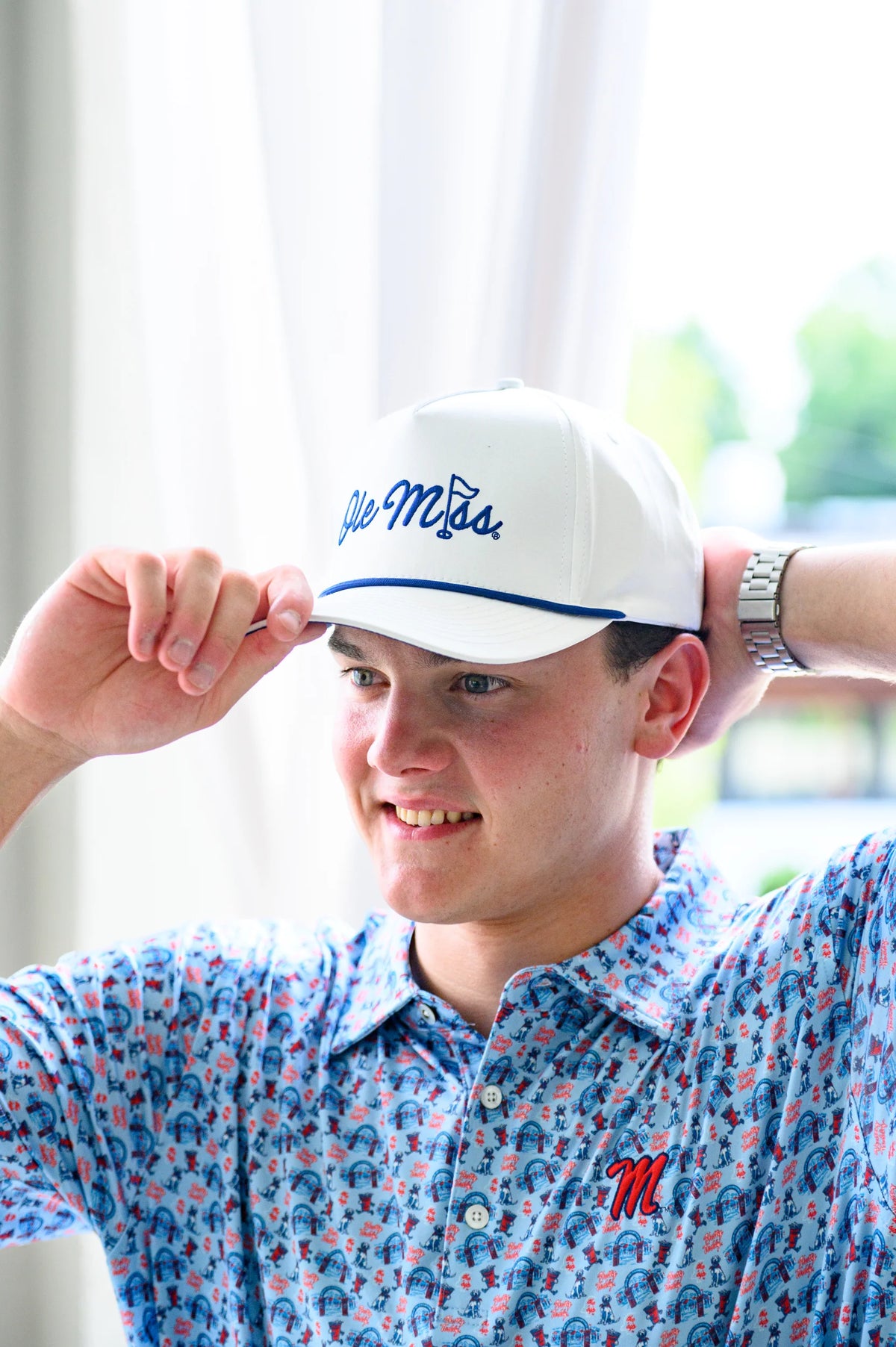 Ole Miss Golf Flag Hat