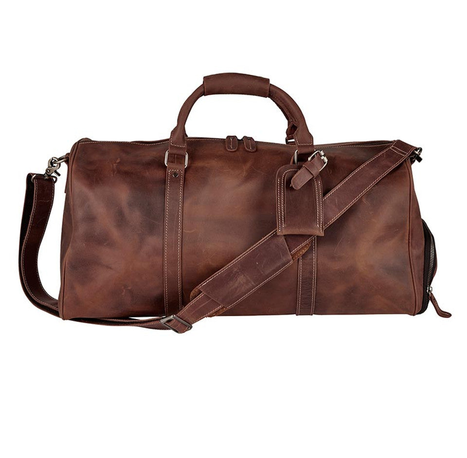 Cole Wheeler Leather Weekender