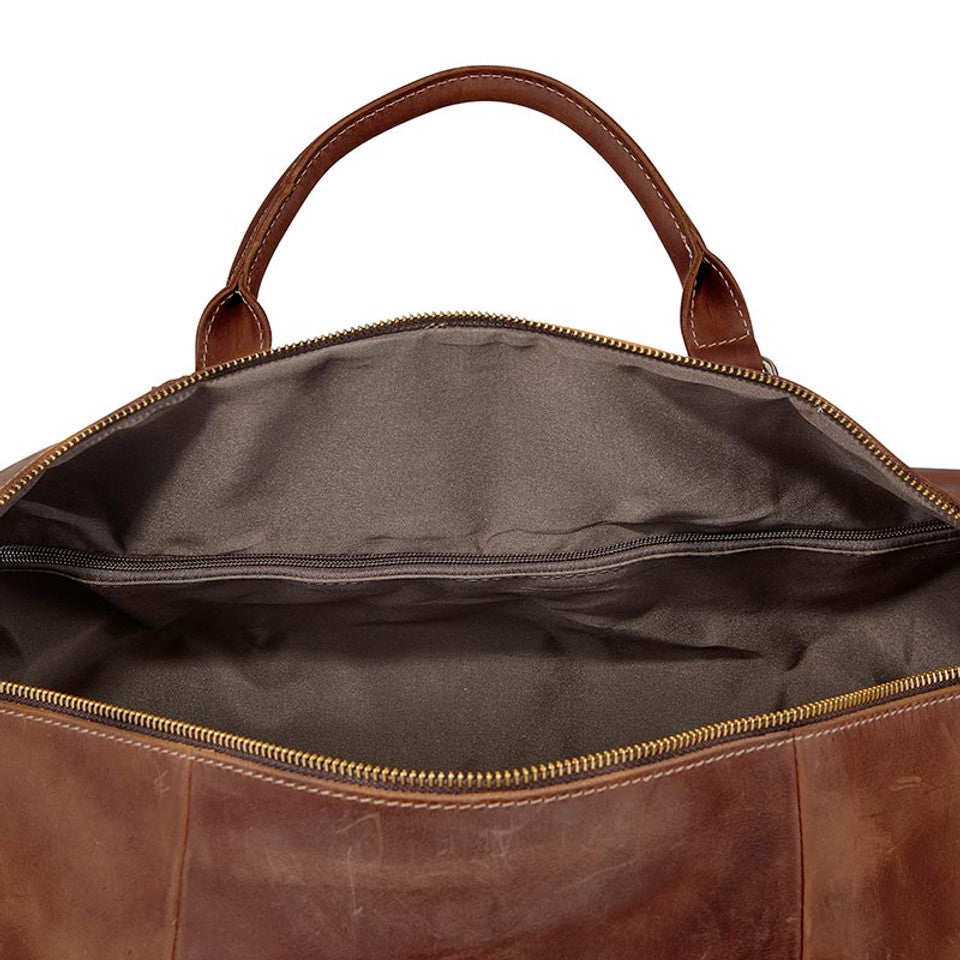 Cole Wheeler Leather Weekender