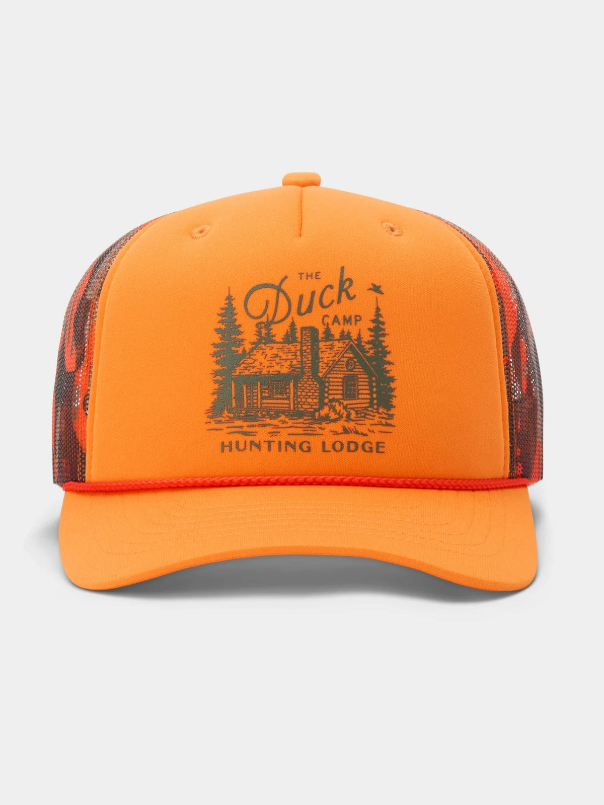Duck Camp Huntin' Lodge Retro Trucker Hat