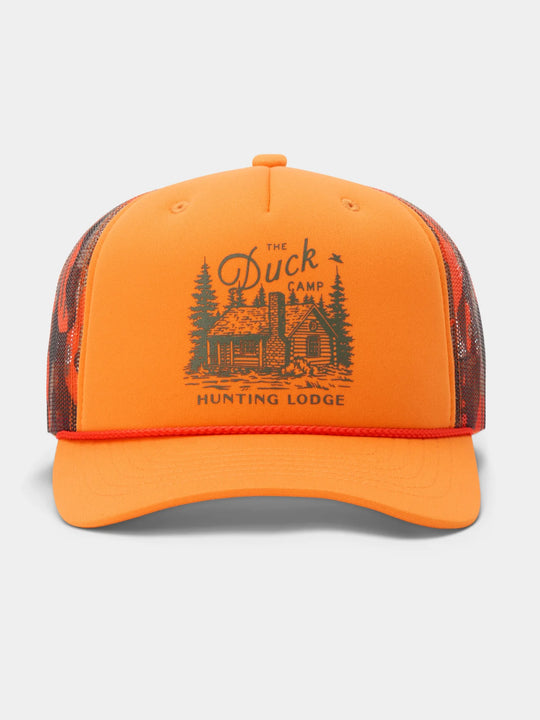 Duck Camp Huntin' Lodge Retro Trucker Hat