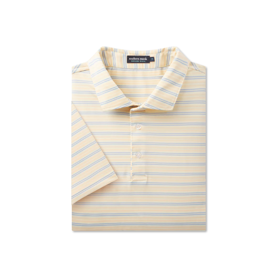 Southern Marsh Bermuda Performance Polo Grayton Stripe