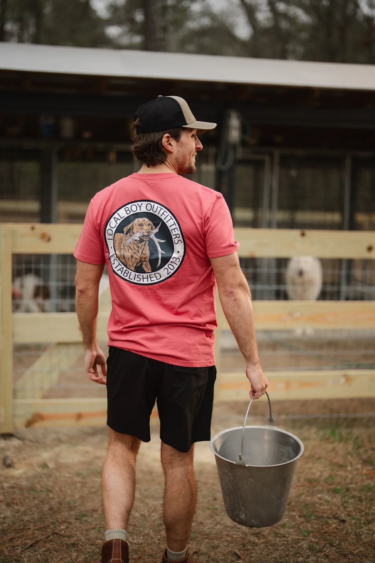 Local Boy Antler Retrieve Tee