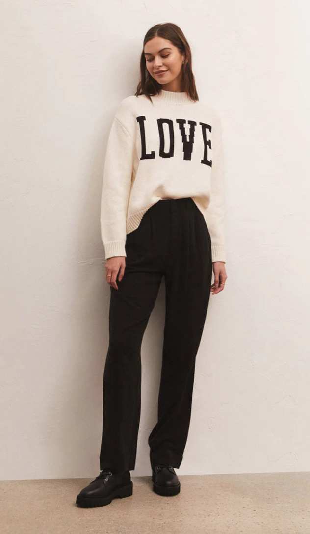 Z Supply Love Intarsia Sweater