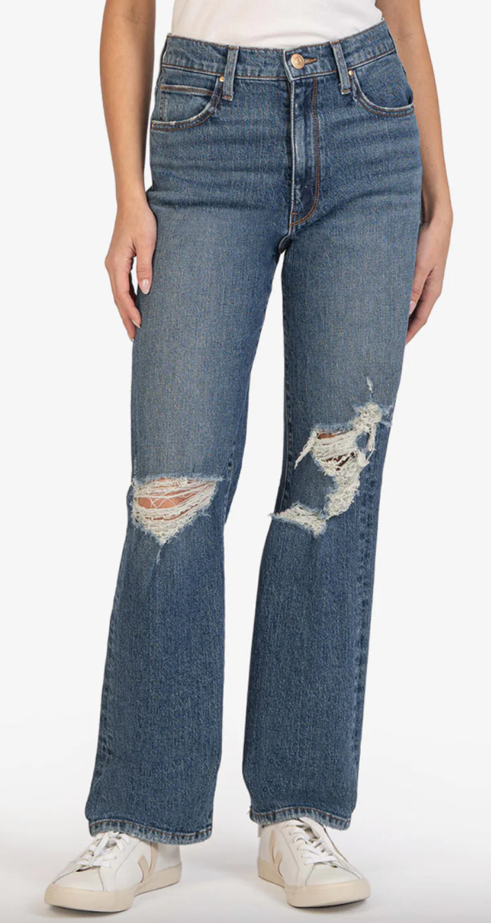 Kut Sienna High Rise Wide Leg Jeans