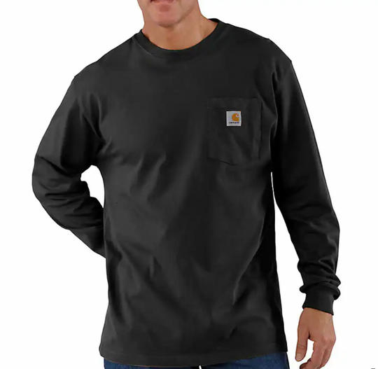 Carhartt K126 Loose Fit Heavyweight Long Sleeve Pocket Shirt