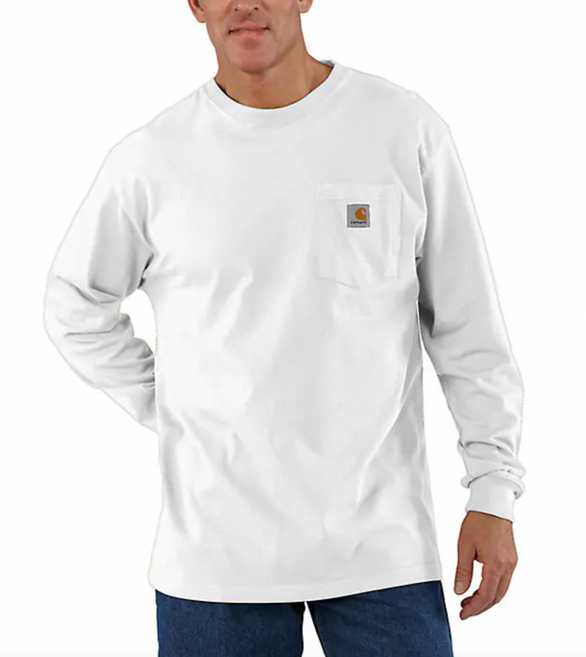 Carhartt K126 Loose Fit Heavyweight Long Sleeve Pocket T-Shirt