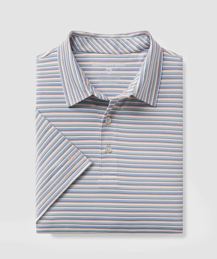 Southern Shirt Tybee Stripe Polo