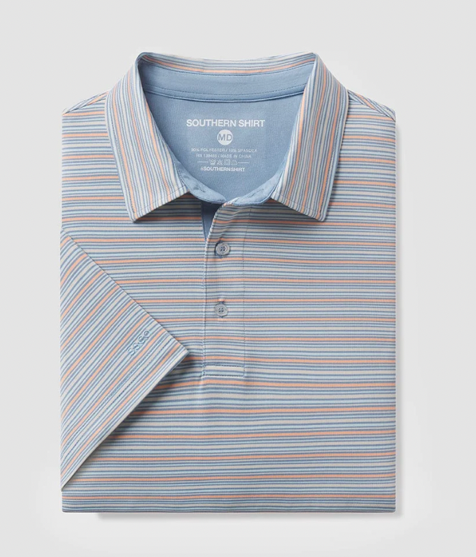 Southern Shirt Sawgrass Stripe Polo