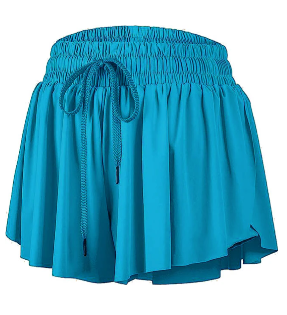 Azarhia Butterfly Flowy Short Royal Medium