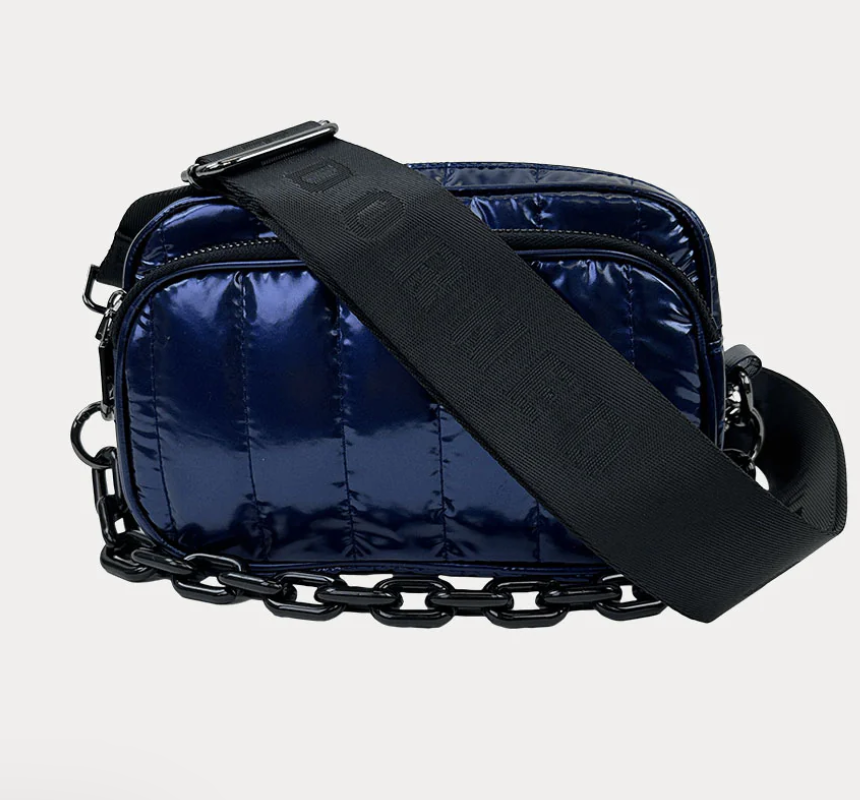 Ahdorned Ramona Quilted Liquid Nylon Crossbody Bag