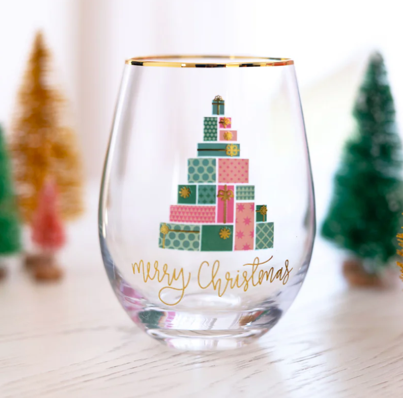 Mary Square Stemless Wine Glass