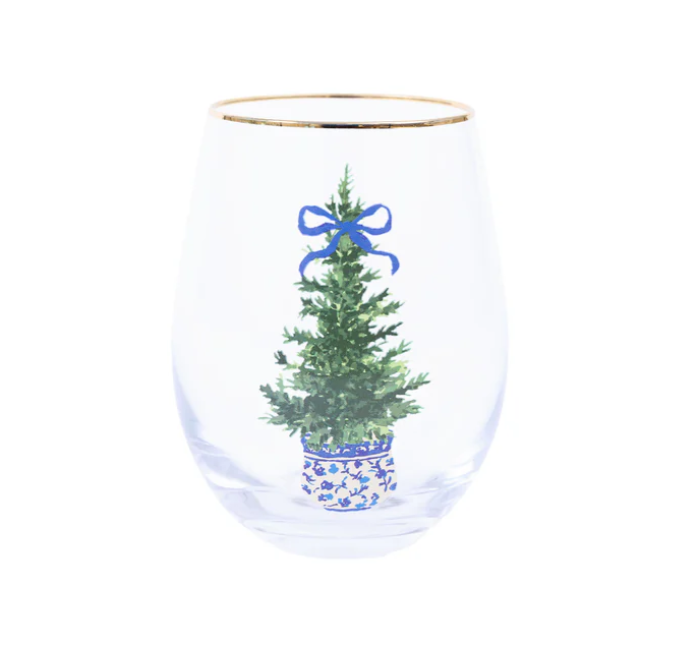 Mary Square Stemless Wine Glass