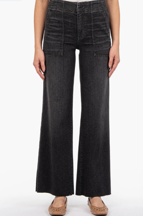 Kut Meg High Rise Wide Leg Jean